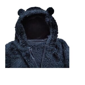 blue  teddy bear Footies Plush One Piece